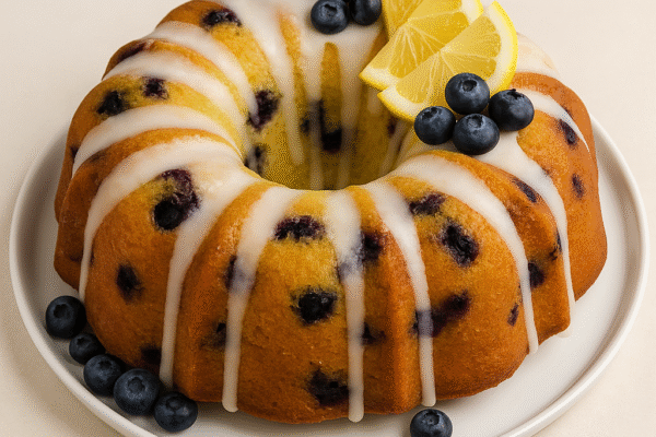 Lemon Blueberry Bundt Cake